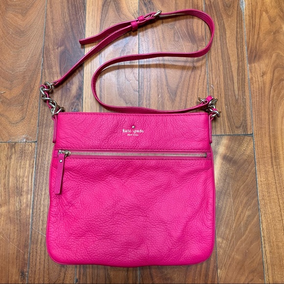 Kate Spade Cobble Hill Ellen Crossbody Bag- Deep Pink - Picture 2 of 9